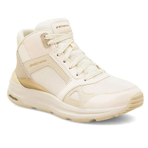Womens Beige Leather Sneakers Boots Skechers 149771 NAT Arch Fit Discover Elevation Gain 5705 Womens Beige Leather Sneakers Boots Skechers 149771 NAT Arch Fit Discover Elevation Gain 5705