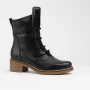 Women’s Black Winter Heeled Boots Fabiani Best But 317 czarny 5709