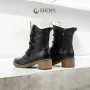 Women’s Black Winter Heeled Boots Fabiani Best But 317 czarny 5709