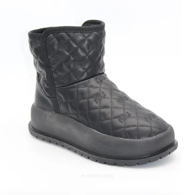 Women's black leather winter ugg boots ALLSY Lonza 189736 192165 550-231118-1zm black ay 5713