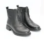 Women’s Black Leather Mid-Season Boots Anna Lucci 190873 dx793-9a black 5714