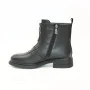 Women’s Black Leather Mid-Season Boots Anna Lucci 190873 dx793-9a black 5714