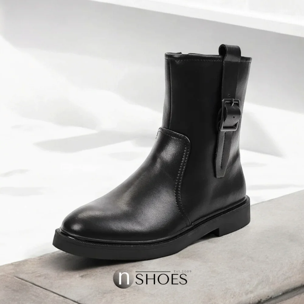 Чорні демісезонні шкіряні черевики BETSY 948027 13-03W 5726