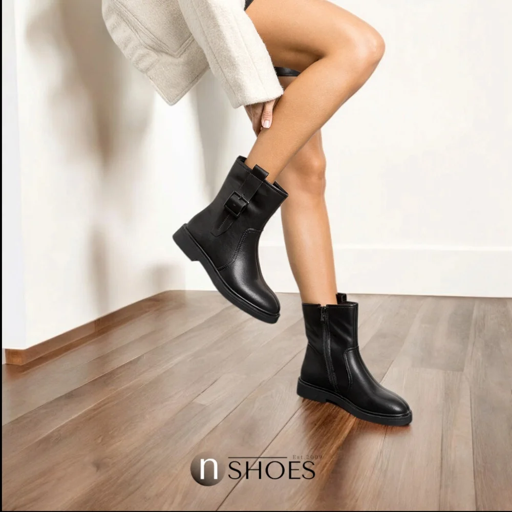 Чорні демісезонні шкіряні черевики BETSY 948027 13-03W 5726