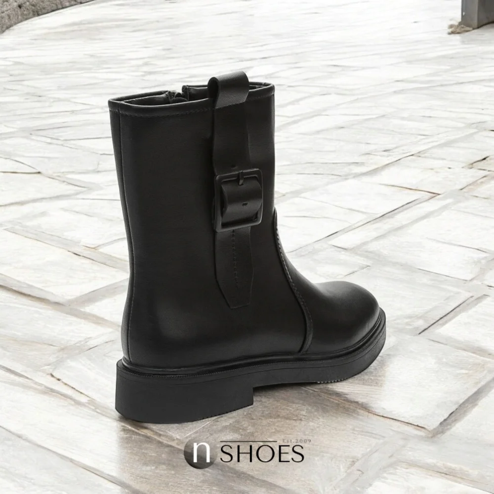 Чорні демісезонні шкіряні черевики BETSY 948027 13-03W 5726