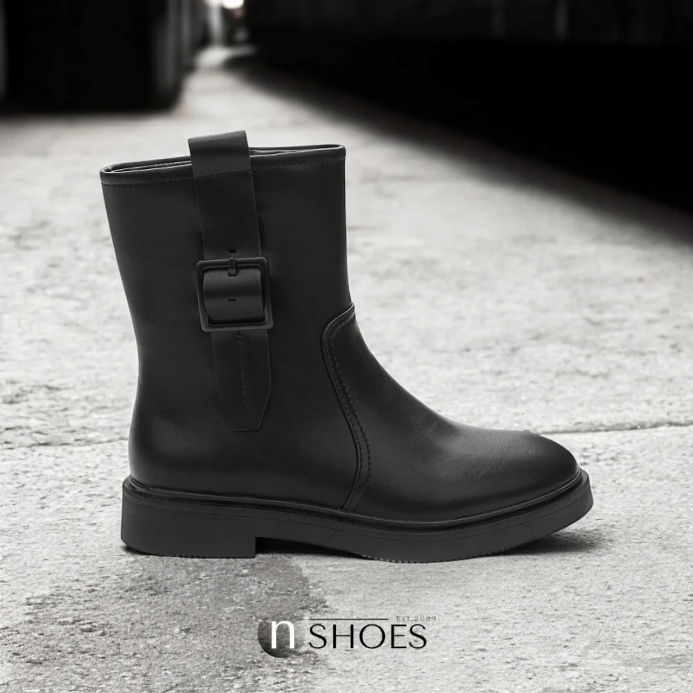 Чорні демісезонні шкіряні черевики BETSY 948027 13-03W 5726