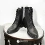 Women’s Black Classic Leather Boots Simen 7328a czarny 5729