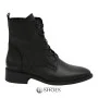 Women’s Black Classic Leather Boots Simen 7328a czarny 5729