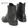Women’s Black Classic Leather Boots Simen 7328a czarny 5729