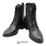 Women’s Black Classic Leather Boots Simen 7328a czarny 5729