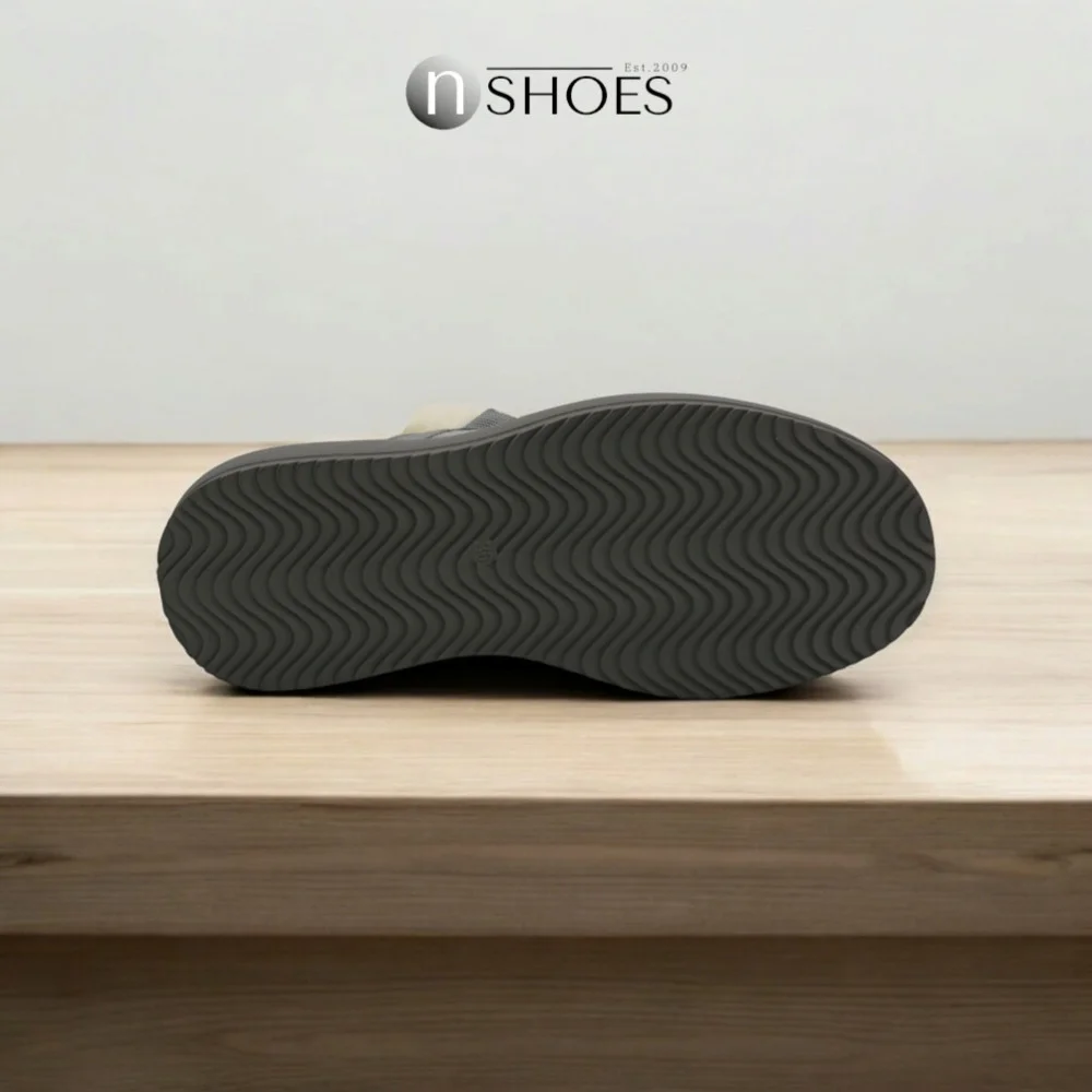 Trendy Women’s Grey-White Suede Uggs ALLSY Lonza 192419 191057 89393-80b model 5736