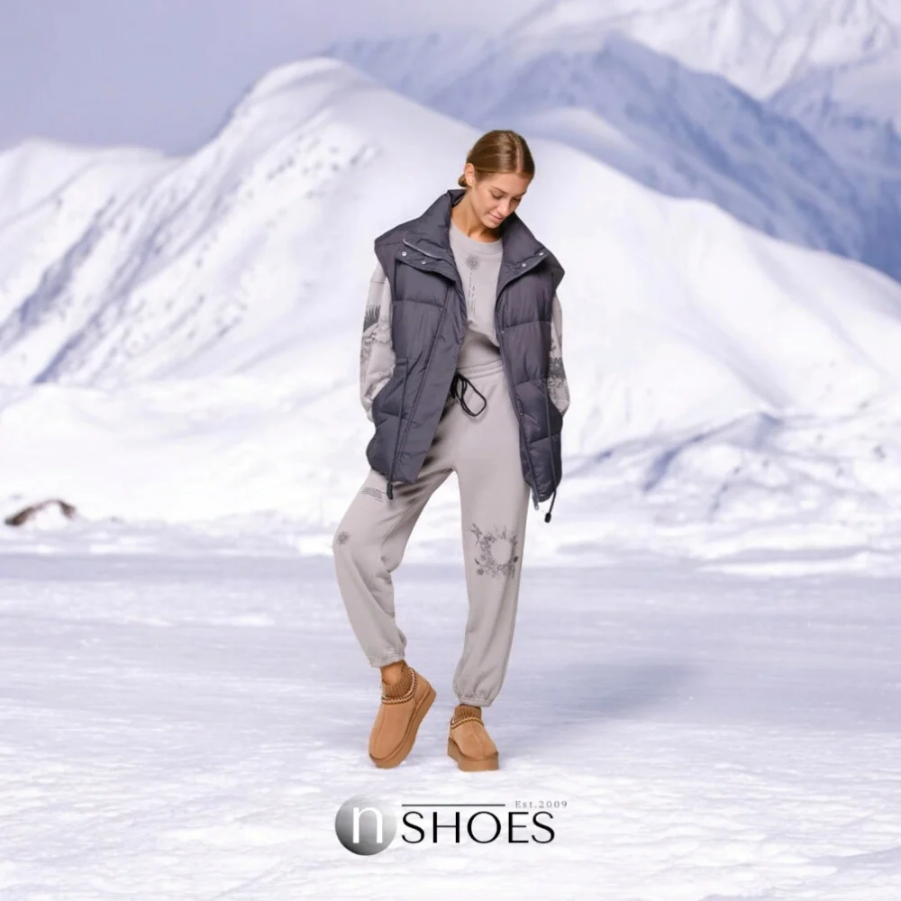 Замшеві жіночі сноубутси з вишиванкою ALLSY Lonza 192424 модель 5738