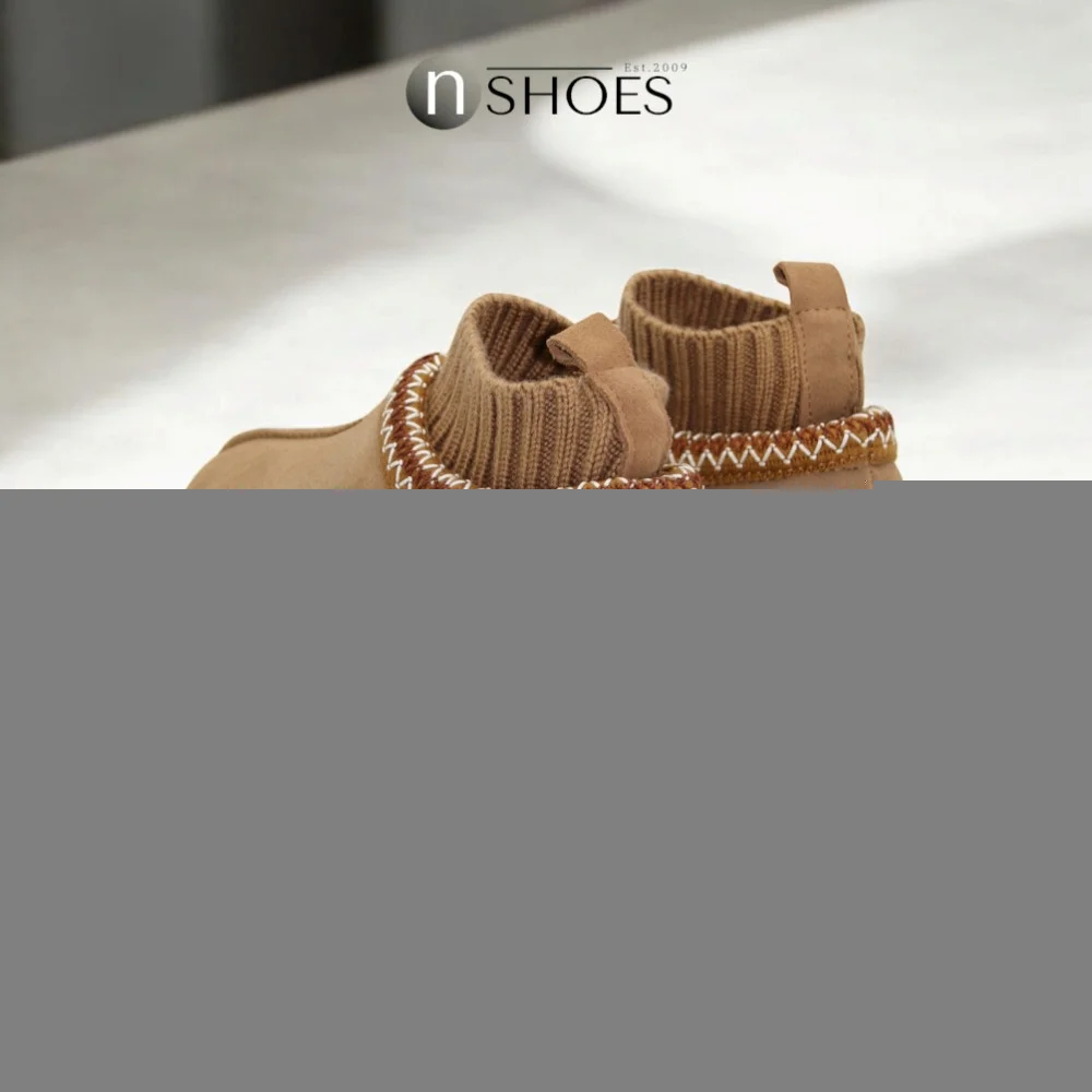 Замшеві жіночі сноубутси з вишиванкою ALLSY Lonza 192424 модель 5738