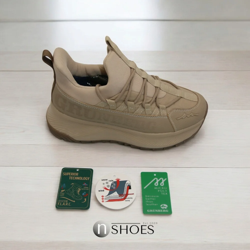 Women’s mid-season sneakers GRUNBERG 148880 01-03E with thermal insulation