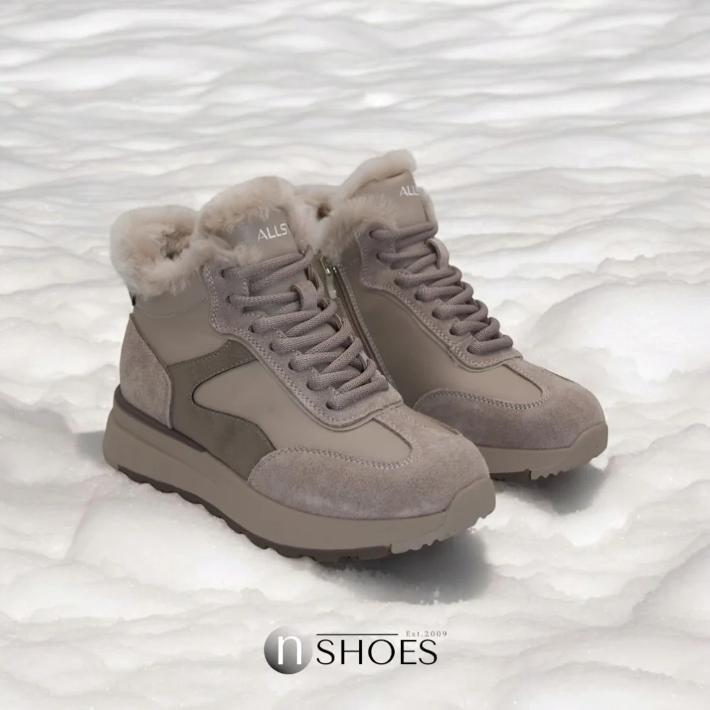 Жіночі зимові шкіряні кросівки ALLSY Lonza модель 5755