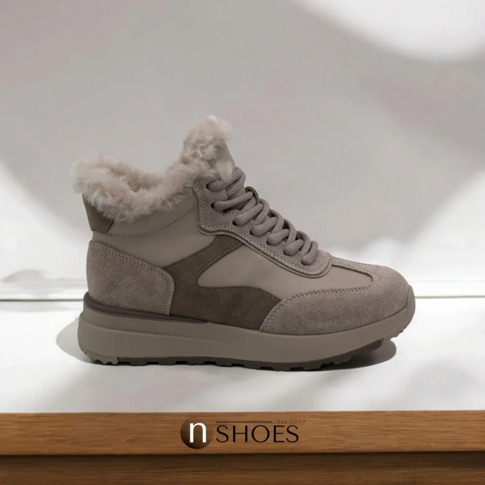 Жіночі зимові шкіряні кросівки ALLSY Lonza модель 5755