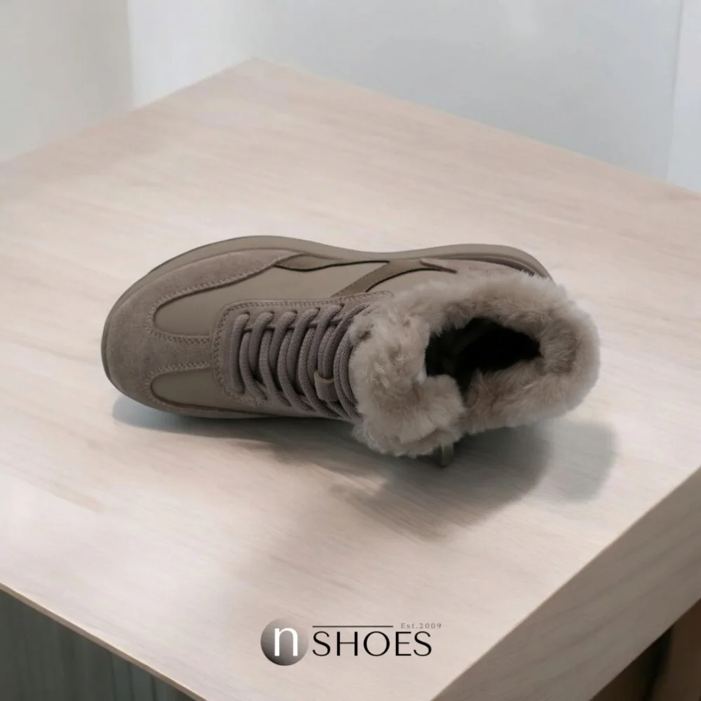 Жіночі зимові шкіряні кросівки ALLSY Lonza модель 5755