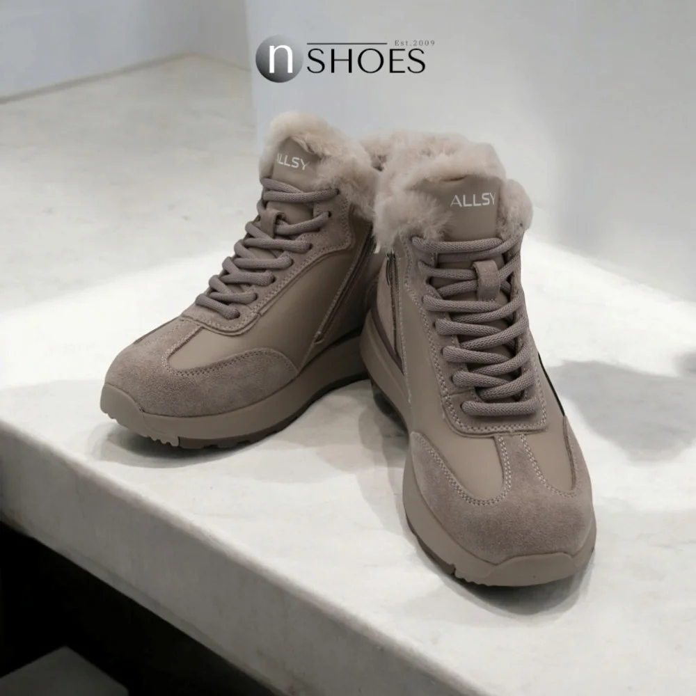 Жіночі зимові шкіряні кросівки ALLSY Lonza модель 5755
