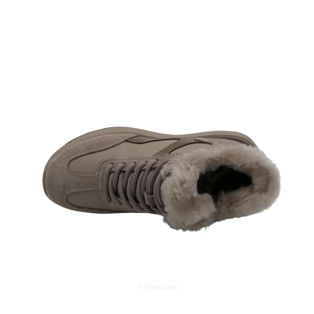 Жіночі зимові шкіряні кросівки ALLSY Lonza модель 5755