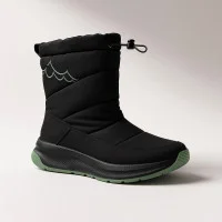 Женские черные зимние дутики полусапожки GRUNBERG 148574 18-01E 5775 для туризма и похода в горы с утеплением nano-TEX