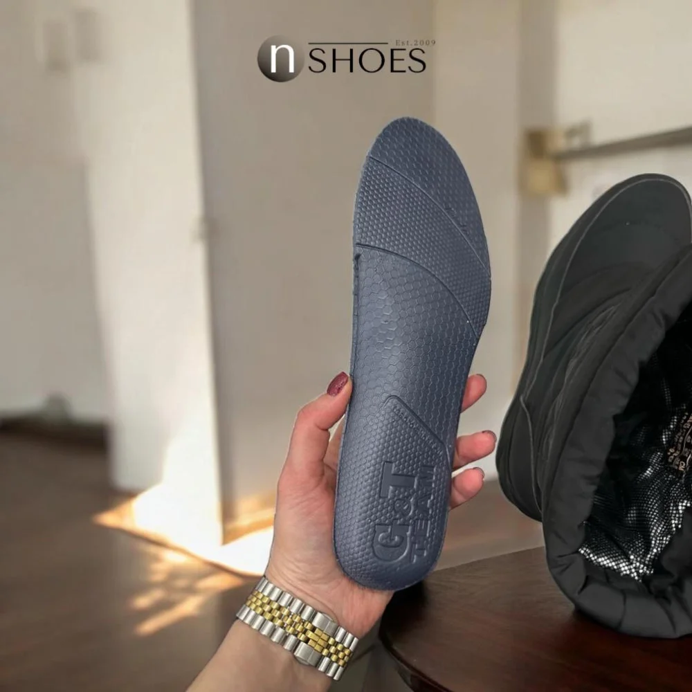 Жіночі чорні зимові дутіки GRUNBERG 148574 18-01E 5775 з nano-TEX утепленням