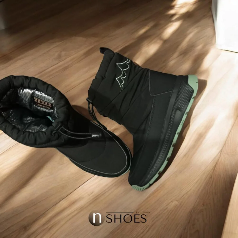 Жіночі чорні зимові дутіки GRUNBERG 148574 18-01E 5775 з nano-TEX утепленням