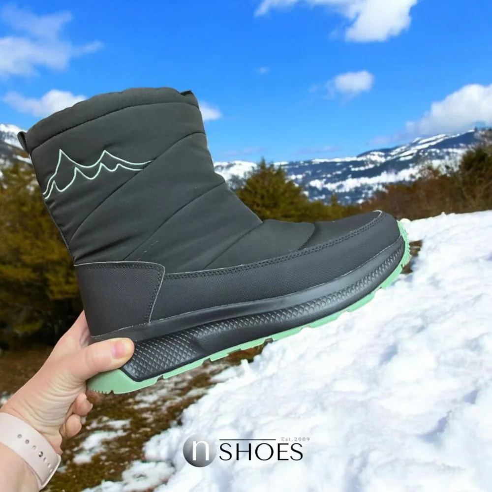 Жіночі чорні зимові дутіки GRUNBERG 148574 18-01E 5775 з nano-TEX утепленням