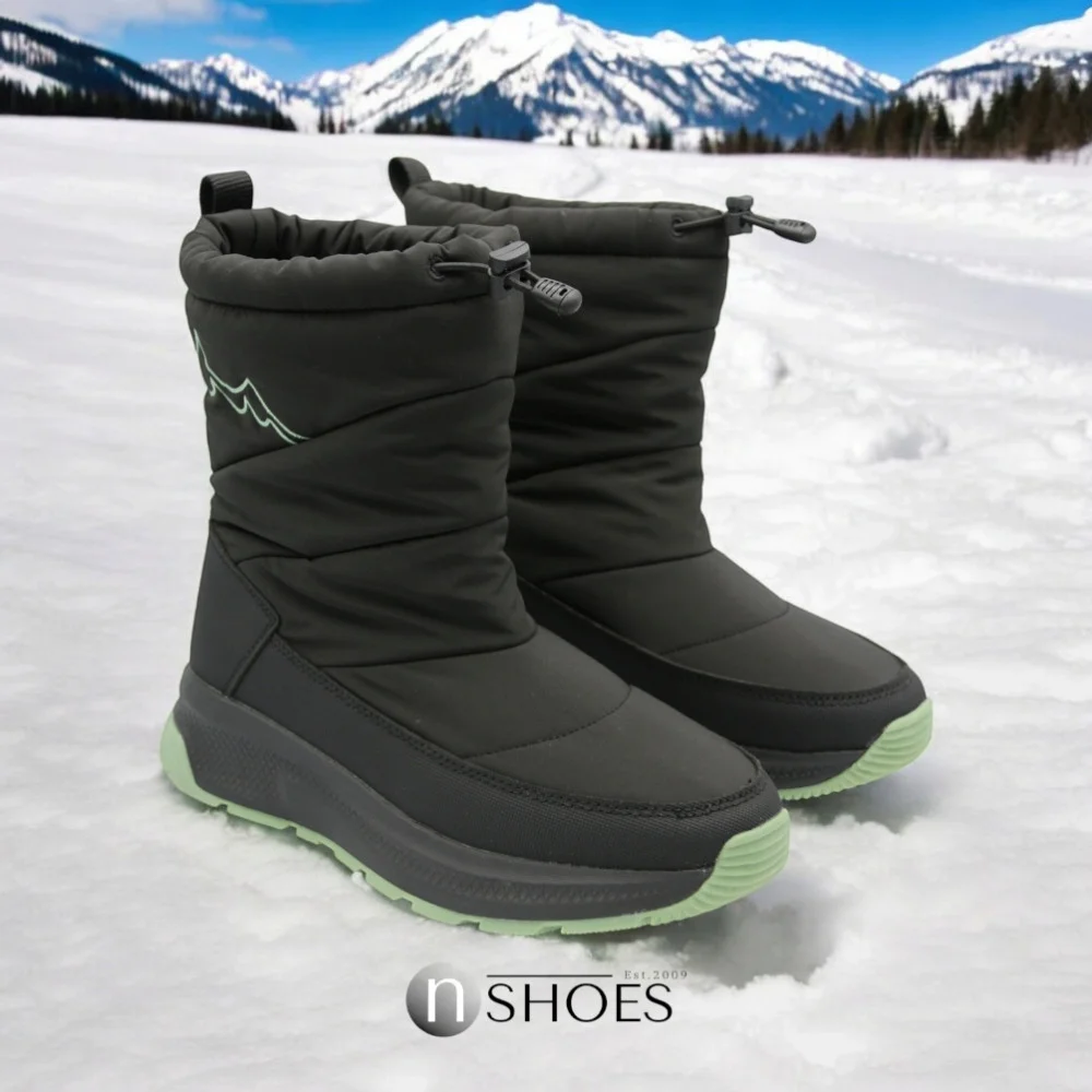 Жіночі чорні зимові дутіки GRUNBERG 148574 18-01E 5775 з nano-TEX утепленням