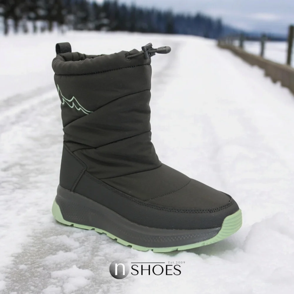 Жіночі чорні зимові дутіки GRUNBERG 148574 18-01E 5775 з nano-TEX утепленням