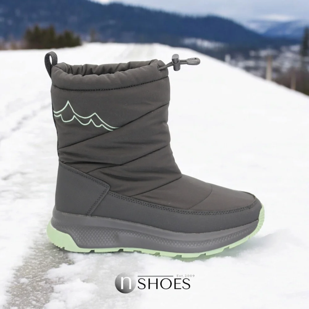 Жіночі чорні зимові дутіки GRUNBERG 148574 18-01E 5775 з nano-TEX утепленням