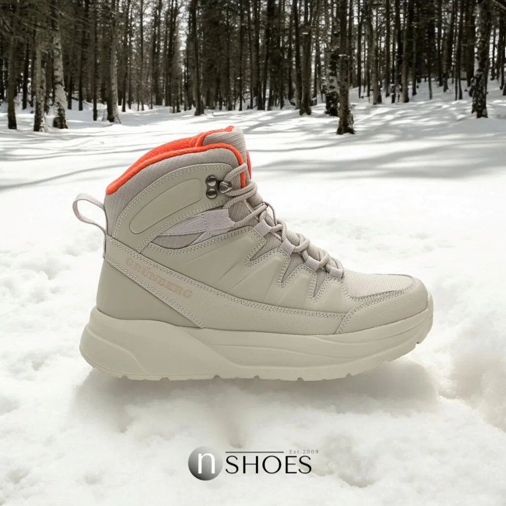 Жіночі модні шкіряні черевики GRUNBERG 148575 28-03 5776 для зимового туризму