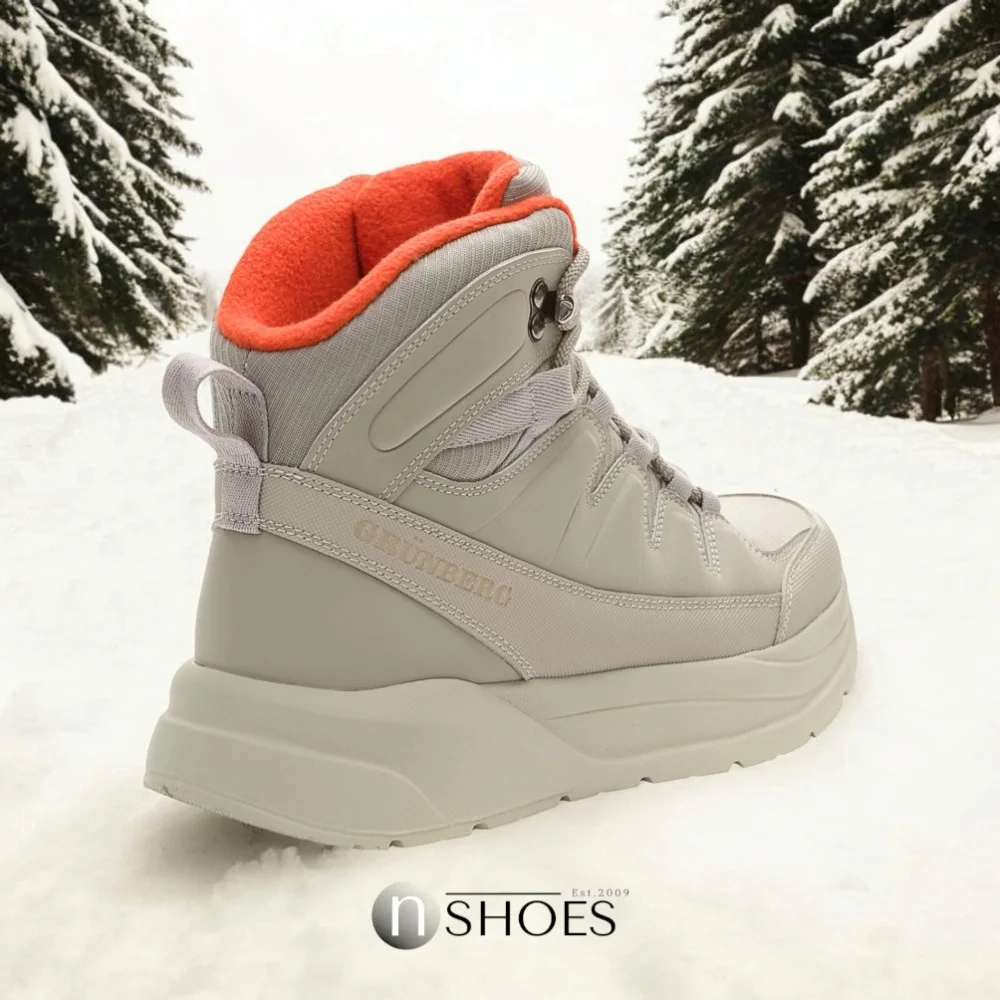 Жіночі модні шкіряні черевики GRUNBERG 148575 28-03 5776 для зимового туризму