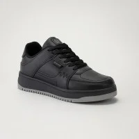 Жіночі стильні чорні кросівки Big Star Shoes MM274353 5777 на універсальній платформі під всі походять від польського бренду