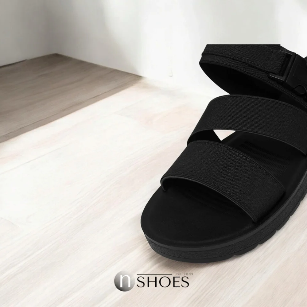 Женские легкие черные босоножки JENNY WYL0510-06 модель 5785