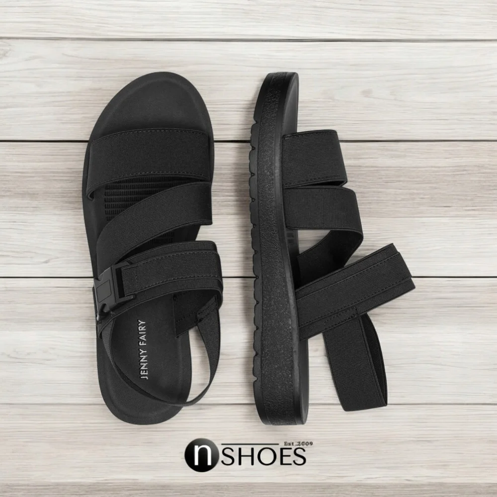 Женские легкие черные босоножки JENNY WYL0510-06 модель 5785