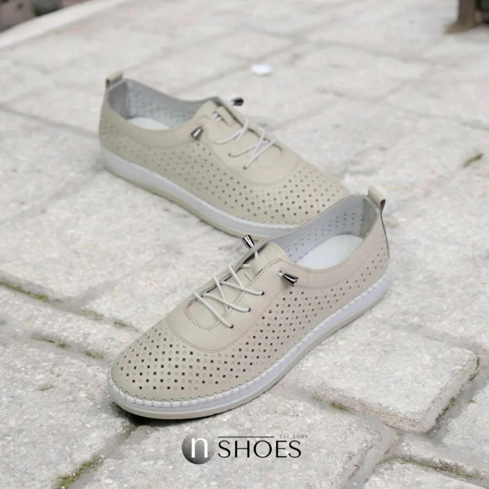 Жіночі шкіряні мокасини Anna Lucci (Туреччина) 19484 1800 Сріблястий сірий 5788