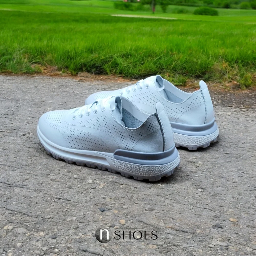 Women's moccasins Allsy Lonza 195509 white 5789