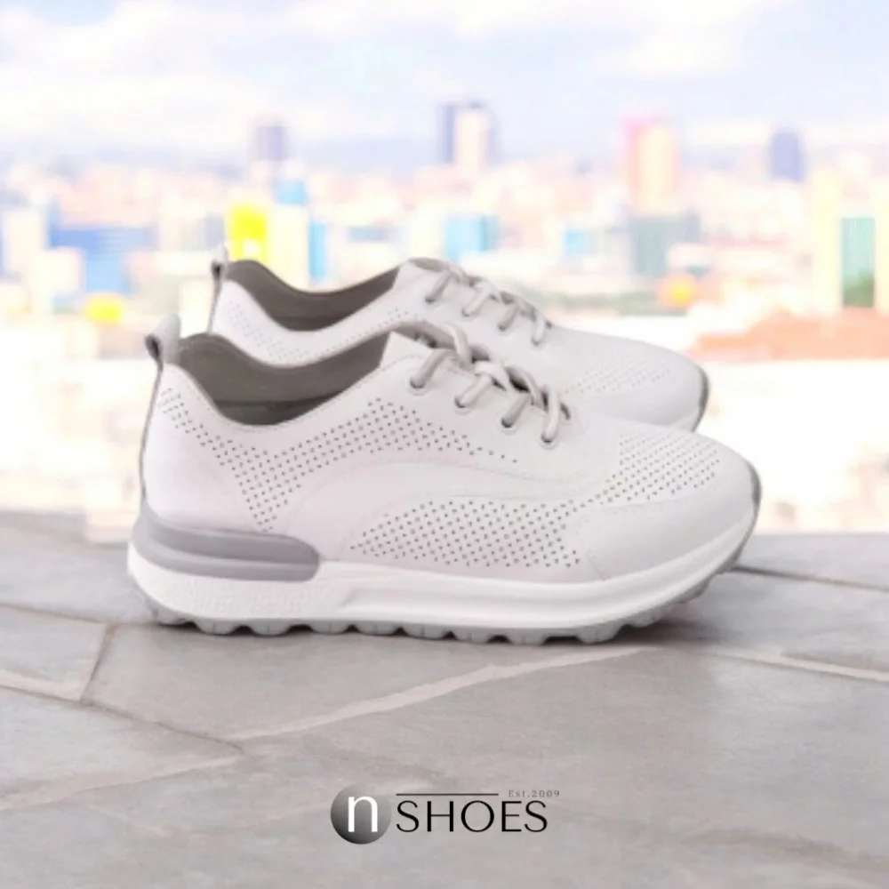 Women's moccasins Allsy Lonza 195509 white 5789