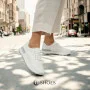 Women's moccasins Allsy Lonza 195509 white 5789