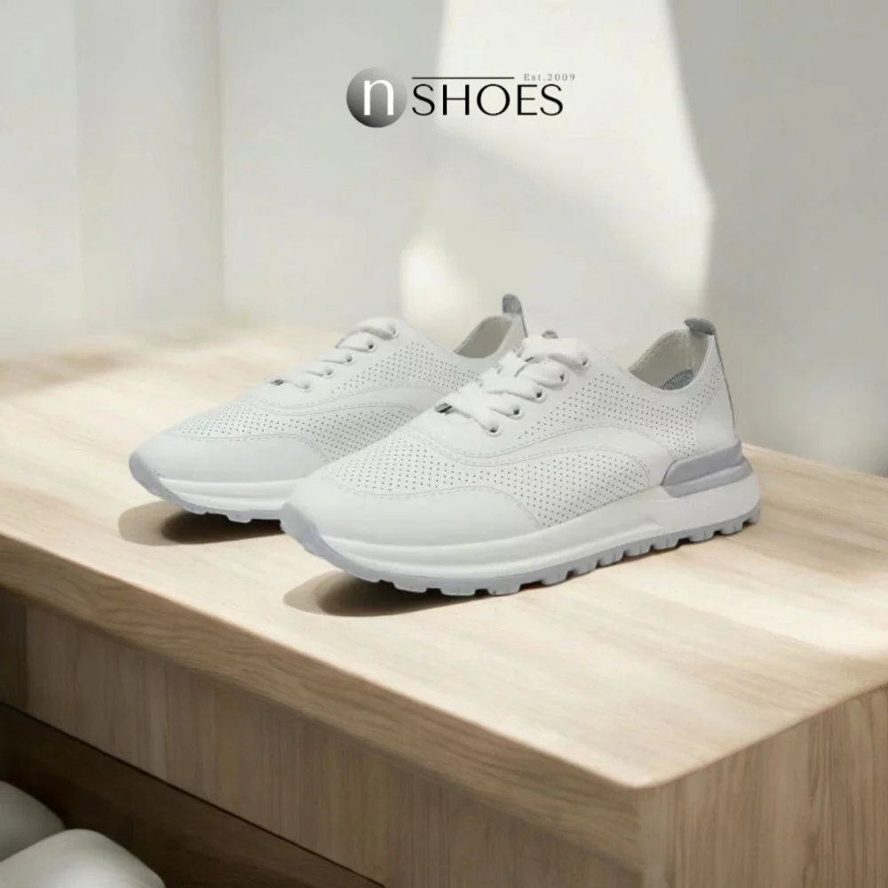 Women's moccasins Allsy Lonza 195509 white 5789