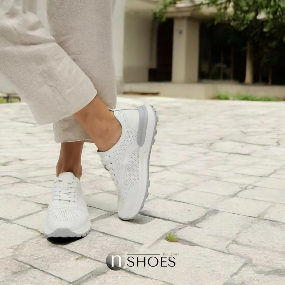 Women's moccasins Allsy Lonza 195509 white 5789