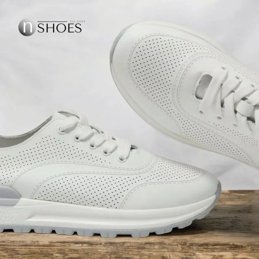 Women's moccasins Allsy Lonza 195509 white 5789