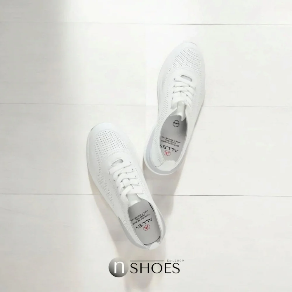 Women's moccasins Allsy Lonza 195509 white 5789