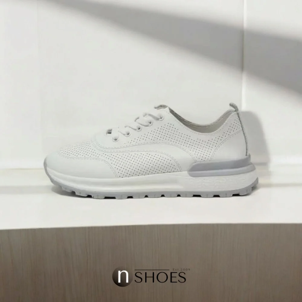 Women's moccasins Allsy Lonza 195509 white 5789