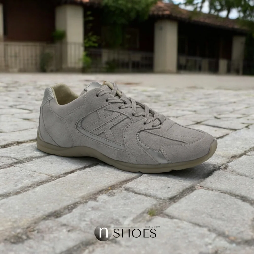 Trendy Grey Suede Sneakers KEDDO 857060-31-05E w 5804