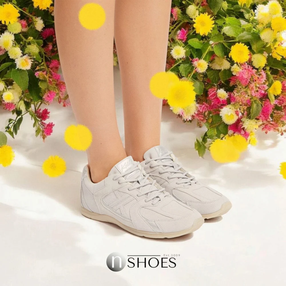 Trendy Grey Suede Sneakers KEDDO 857060-31-05E w 5804