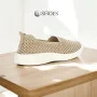 Women's comfortable slip-ons with perforation GRUNBERG 157558 10-03E w model 5811