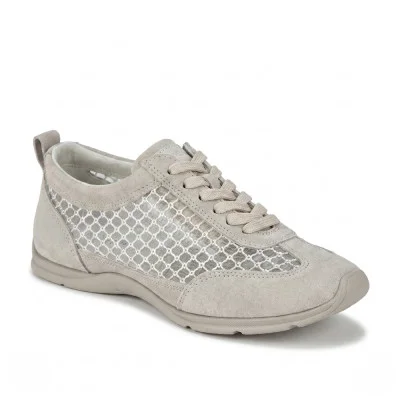 Women's beige sneakers KEDDO 857060-10-03E 5815 made of genuine leather breathable with perforation for summer in the style of Caprice CAP9