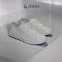 Women's white sneakers with perforation NEOMOOD model 5819
