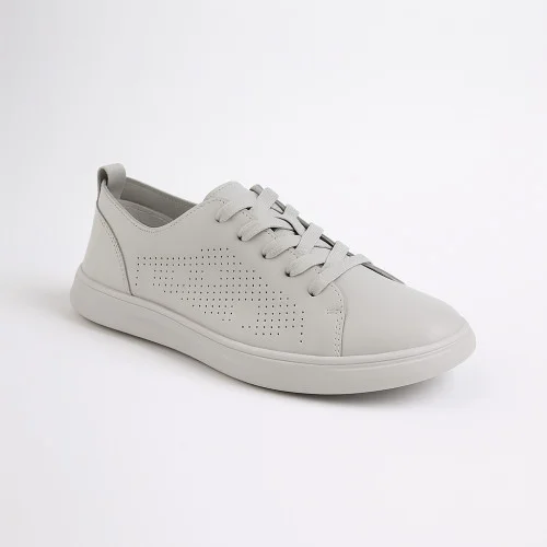 Жіночі білі кеди NEOMOOD 457083-02-01E 5819 з перфорацією із натуральної шкіри на широку ногу від британського бренду